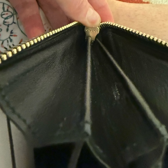 Unisex GUCCI Guccissima Signature Sukey Zip Around Wallet Black - Picture 10 of 16